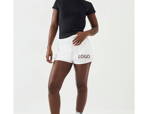 Pantalones Cortos Deportivos Transpirables de Secado Rápido de 220 GSM, Pantalones Cortos Deportivos de Doble Capa para Ciclismo al Aire Libre - Product Image 1