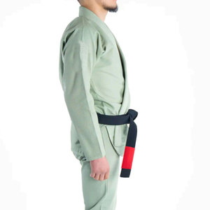 Kimono de Jiu-Jitsu unisexe vert clair 100% coton, coupe régulière, respirant, antibactérien, séchage rapide, uniforme de Jiu-Jitsu pour adultes - Product Image 6