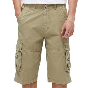 Pantaloncini <span class=keywords><strong>Cargo</strong></span> da Uomo in Cotone di Alta Qualità 2026 Estivi Traspiranti Casual Streetwear Multitasche - Product Image 1