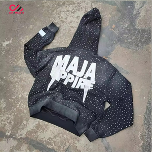Conjunto Deportivo CARE MASTER con Estampado de Estrellas, Sudadera con Capucha y Pantalones Largos Unisex, Corte Holgado Informal para Otoño - Product Image 4