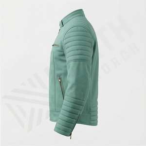 Chaqueta de Motociclista de Cuero Genuino para Hombre de la Mejor Calidad, Nueva Colección de Invierno, Chaquetas de Motocicleta con Protecciones Desmontables Personalizadas - Product Image 3