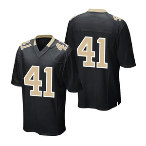 Maillot de football imprimé par sublimation, respirant, en mesh, manches courtes, col en V, vêtements de sport pour adultes - Product Image 2