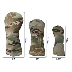 Funda Protectora para Palos de Golf SOSH4 Personalizable, de Cuero PU con Estampado de Hojas, Cierre Magnético, Resistente al Agua, Edición Limitada - Product Image 2