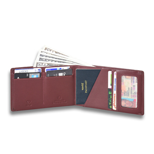 Refined Tan Genuine Leather <b>Mens</b> Chain Bifold <b>Wallet</b> <b>RFID</b> Safety Waterproof Card Storage Slim Profile Handcrafted Premium Access - Product Image 3
