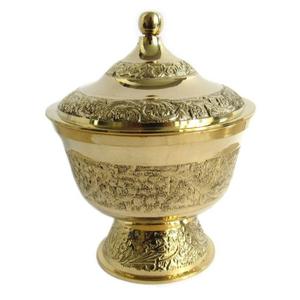 Brûleur d'encens antique avec poignée incurvée et motif en forme de croix, diffuseur d'aromathérapie, utilisation toute saison, décoration pour la maison - Product Image 6
