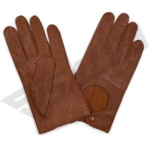 Wholesale Manufacture Latest Design Leather Driving <b>Gloves</b> In Solid Driver Safety <b>Gloves</b> With Customized Logo use in party - Product Image 2