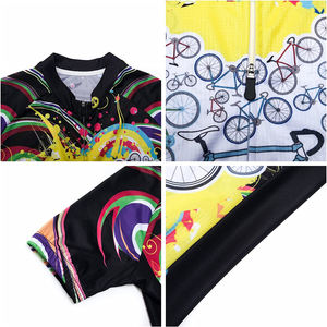 เสื้อจักรยานขายส่งสำหรับฤดูหนาว แบบมีซับในขนแกะ แขนยาว ระบายอากาศได้ดี ชุดยูนิฟอร์มปั่นจักรยาน - Product Image 5