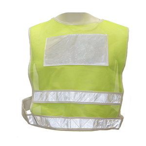 Hi Visibility Reflective Safety Vest Polyester Workwear with Pockets for <b>Construction</b> Use - Product Image 2