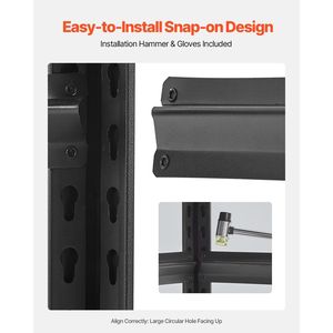 Scaffali per Garage a 5 Ripiani, Capacità 1360 Kg, Regolabili in Metallo, 46 cm P x 122 cm L x 198 cm H per lo Stoccaggio di Utensili - Product Image 6