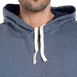 Sweat à capuche d'hiver surdimensionné et épais - 100% coton couleur ardoise avec impression numérique et broderie pour logo personnalisé en gros - Product Image 5