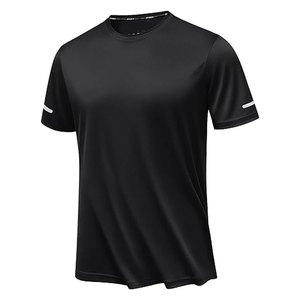 T-shirts de sport pour hommes, coupe ajustée, protection solaire, manches courtes, UPF 50+, pour la gym, la course, la natation, anti-UV, légers - Product Image 1