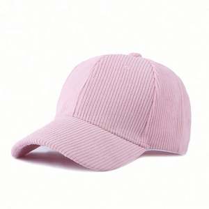 Casquette de baseball unisexe en velours côtelé de haute qualité, en gros, en stock, avec logo personnalisé, motif commun, 6 panneaux, pour l'extérieur - Product Image 6