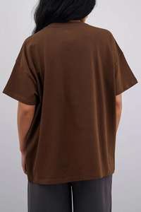 Camisetas Cortas Ajustadas con Estampado Puff Personalizado, Camisetas de Algodón para Mujer, Camisetas Vintage Casuales para Mujer - Product Image 4