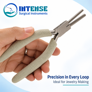 Professional Round <b>Nose</b> Jewelry Making Pliers Thick <b>Thin</b> Jaw Wire Looping Forming Tool - Product Image 3