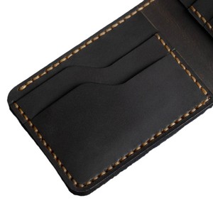 Wholesale Dark Espresso Brown Leather <b>Wallet</b> Slim Men Bifold Multi Slot Pocket Traditional Quality Card <b>Cash</b> Carry Folders - Product Image 5