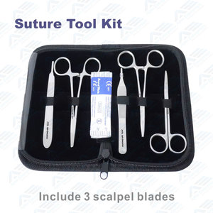 Los estudiantes de medicina practican el kit de sutura quirúrgica para el desarrollo de habilidades y el entrenamiento, kit de práctica de sutura quirúrgica, instrumento médico - Product Image 2