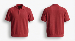 Vêtements de sport en gros, polo décontracté de haute qualité avec tricot texturé doux, confortable pour l'été, polos à manches courtes - Product Image 4