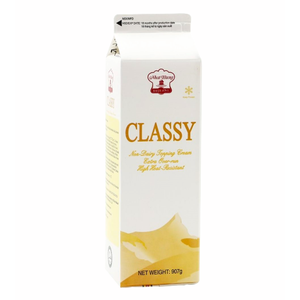 Crème Non Laitière Classy Whip, Meilleure Vente Directe Usine, 907G, Pour Usage en Boulangerie, Expédition Mondiale, HALAL, OEM/ODM - Product Image 1
