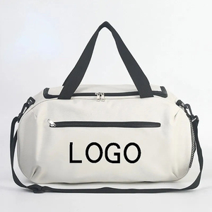 Sac de voyage unisexe personnalisé en toile rose avec logo, idéal pour le sport, la gym, les week-ends, pour femmes et hommes, vente en gros - Product Image 1