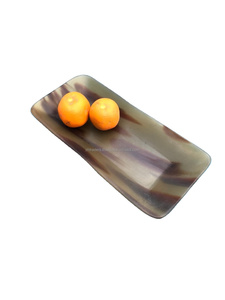 Plateau de service en corne de buffle de conception industrielle personnalisable en gros pour la décoration de table, multifonctionnel pour le Ramadan Diwali - Product Image 4