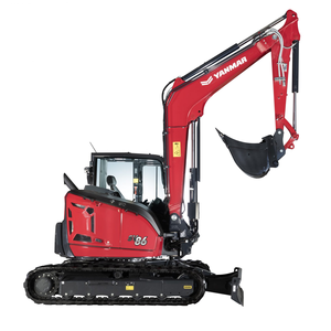 Mini-excavatrice compacte SV86-7 de 8,5 tonnes, excavatrice sur chenilles hydraulique avec moteur, pompe et boîte de vitesses pour une efficacité élevée dans la construction et l'aménagement paysager - Product Image 1