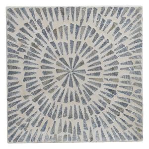 Luxury Handcrafted <b>Mosaic</b> Square Accent Table With Stools Mother of Pearl For Living Room Modern Home Decor Style - Product Image 2