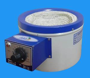 Manta Calefactora JYD de 3 Litros y 450 Vatios, Equipo de Laboratorio, Color Azul y Blanco - Product Image 1