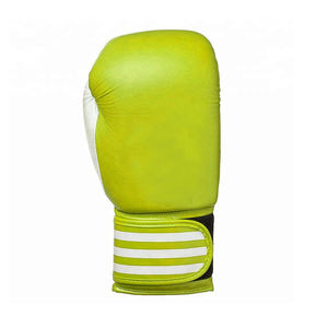 High Quality Professional Boxing Gloves Genuine Leather <b>Hook</b> Loop Closure Breathable Customizable Outdoor Training Sports Gloves - Product Image 5