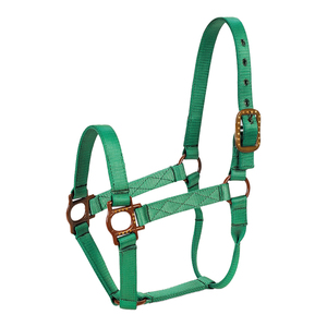 Fournisseur OEM de produits équestres, collier de tête de cheval personnalisé avec logo, laisse en nylon réglable et durable, harnais pour cheval - Product Image 5