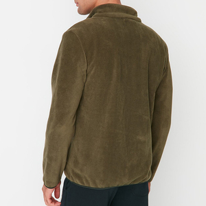 Veste en polaire personnalisée élégante pour homme, de bonne qualité, création de votre propre veste en polaire Sherpa pour le streetwear - Product Image 2