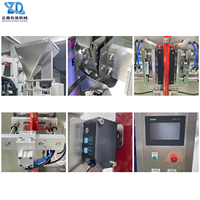 Ligne de production d'emballage de granulés à mouvement alternatif sur mesure, machine à coins arrondis, pour céréales, sucre, ingrédients de boulangerie, en acier inoxydable 304