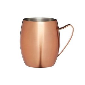 Mug à cocktail classique en cuivre poli, style moderne, tasse Moscow Mule en cuivre lisse - Product Image 3
