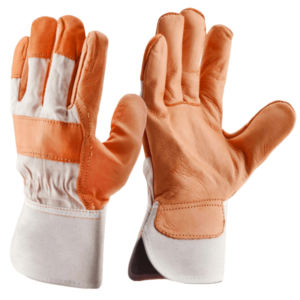 Guantes de Seguridad de Cuero de Grano de Búfalo de Alto Rendimiento, Protección de Manos Industrial Cómoda para la Construcción y el Hogar - Product Image 4