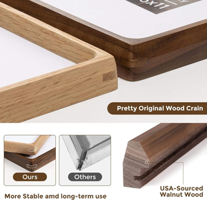 High Quality MDF Wooden <b>Photo</b> <b>Frames</b> 5x7 <b>6x8</b> 8x10 Inch A4 Design Simple Wall Hanging Tabletop Display Hot Sale - Product Image 4