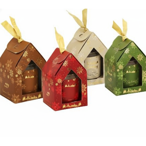 SCENTED GLASS CANDLE IN HOUSE PACK Handmade Scented Home Decoration for Christmas Easter Birthday Valentine's Day <b>Chinese</b> - Product Image 1