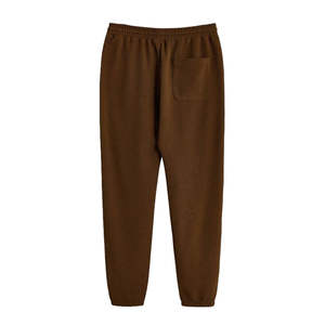 Conjunto Deportivo de Forro Polar Térmico de Invierno, Dos Piezas, Holgado, Color Liso, Sudadera con Capucha Informal y Pantalón Largo - Product Image 5