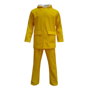 Waterproof Reversible Hooded Zipper Men's <b>Rain</b> Suit 2-Piece Set 100% Polyester Fashionable Travel <b>Jackets</b> Pants Customizable - Product Image 6