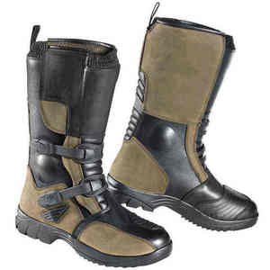 Botas de Motociclismo Personalizadas, Ligeras, Transpirables, de Media Pantorrilla, Botas Protectoras para Motociclistas, Botas de Carreras de Cuero - Product Image 1