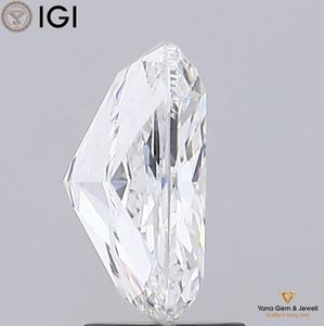 เพชรทรงคุชชั่น 3.00 กะรัต สี F ความสะอาด VVS2 ผลิตด้วยวิธี CVD ได้รับการรับรองจาก IGI เหมาะสำหรับการออกแบบเครื่องประดับตามสั่ง - Product Image 6