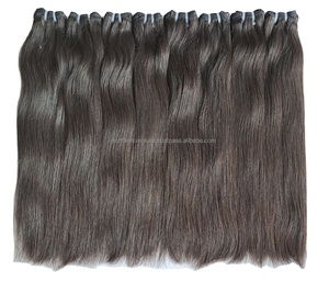 ผมต่อ HairX HX54 ผมแท้แบบอินเดีย Remy  ลอนบอดี้เวฟ  แบบเย็บสองชั้น  ผมเวอร์จิ้น  แบบมัดเป็นช่อ  ผลิตด้วยเครื่องจักร  สีดำธรรมชาติ - Product Image 3