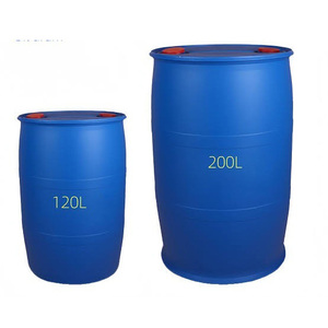 Tambor de Plástico de 55 Galones con Tapa Abierta, Tambor de Plástico Azul de 200 Litros con Tapa con Cierre - Product Image 1