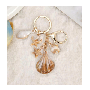 พวงกุญแจเปลือกหอยของที่ระลึกชายหาดฤดูร้อนสำหรับขายส่ง - Product Image 2