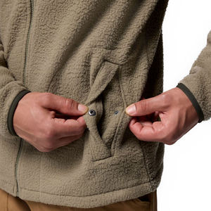 Chaquetas de Forro Polar Sherpa para Hombre, a la Moda, para Invierno, con Bolsillo Frontal Grande, Manga Larga, Cuello Alto con Cierre, Disponibles en Talla Grande - Product Image 3