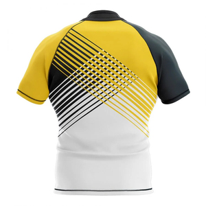 Maillot de rugby personnalisé par sublimation, professionnel, respirant, uniforme d'équipe, séchage rapide, anti-bactérien, fournisseur de vêtements de rugby - Product Image 4