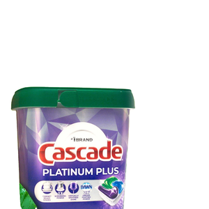 Cascade Platinum Plus Dishwasher Pods, Dishwasher <b>Detergent</b>, Dish <b>Detergent</b> Soap, Mountain, 47 Count - Product Image 1