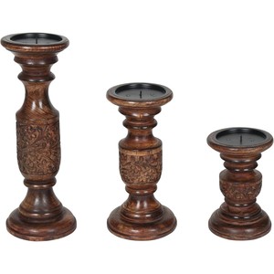 เชิงเทียนไม้มะม่วง รับผลิตตามสั่ง ขายส่ง |   อัคดุส ซาลีม อินเดีย - Product Image 4