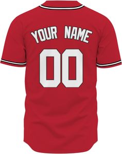 Maillots de baseball et de softball personnalisés pour hommes et femmes, 100% polyester, évacuation de l'humidité, manches courtes - Product Image 2