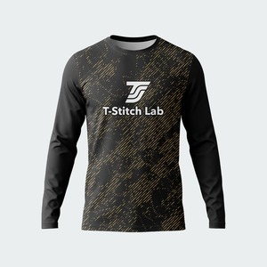 เสื้อยืดแขนยาวผู้ชายคุณภาพสูง พิมพ์ลายแบบซับลิเมชั่น ระบายอากาศได้ดี แห้งเร็ว ขายดีที่สุด ผลิตจากโพลีเอสเตอร์ 100% ทรงโอเวอร์ไซส์ - Product Image 6