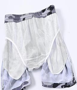 Shorts de Baño para Hombre de Alta Calidad, Sostenibles, con Cordón Elástico, Secado Rápido, Corte Clásico, Largo hasta la Rodilla, Color Personalizado, AOP - Product Image 5