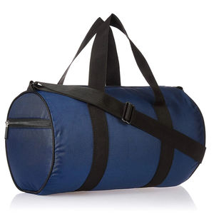 Plus Size Unisex Gym Duffel <b>Bag</b> 20-<b>30L</b> Oxford Fabric Zipper Closure Adjustable Strap Soft Handle Durable Casual Solid Blue - Product Image 2